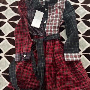 Baby Girl Ralph Lauren  Plaid Holiday Dress NWT 24 Months